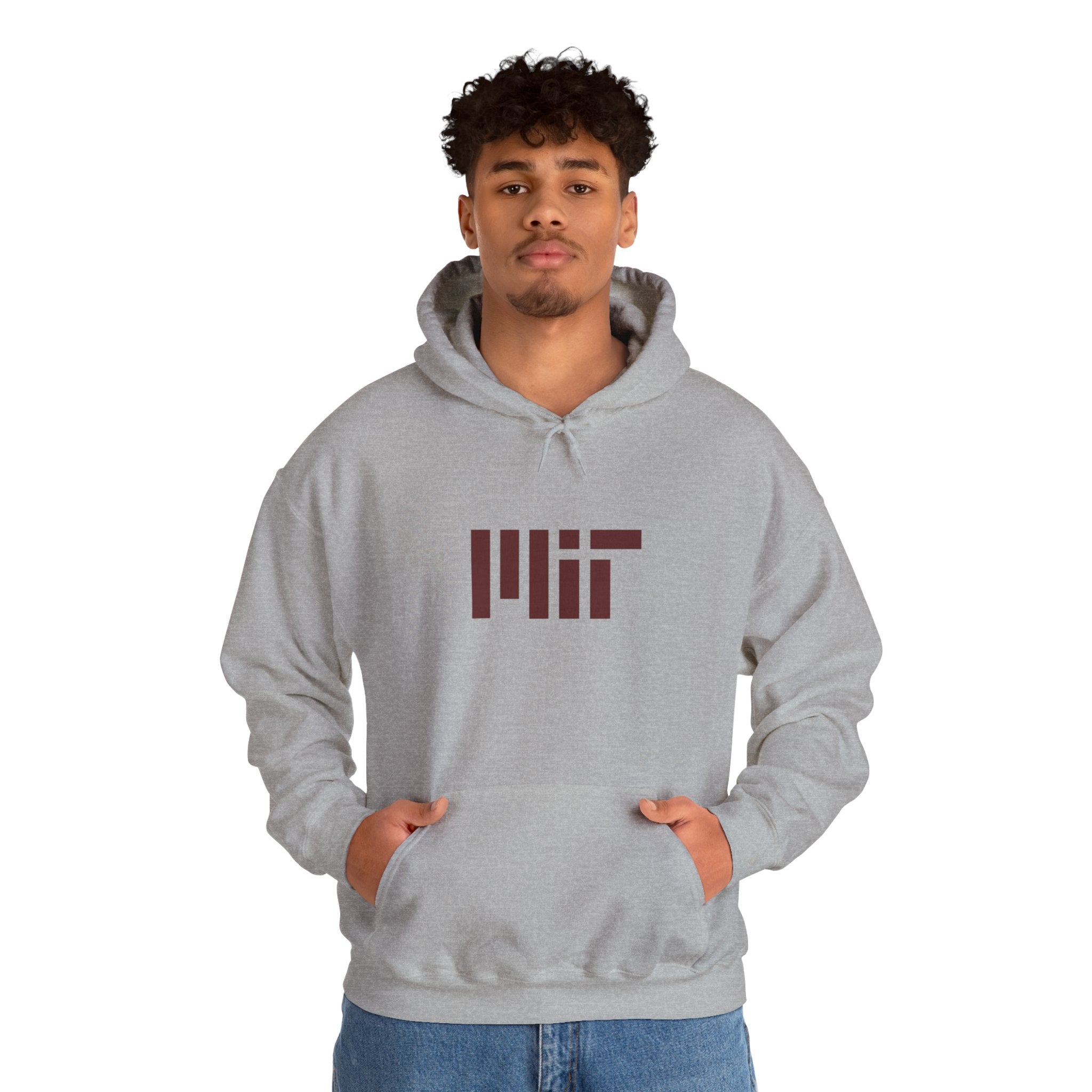 MIT Signature Hoodie - Premium Heather Grey Collegiate Essential