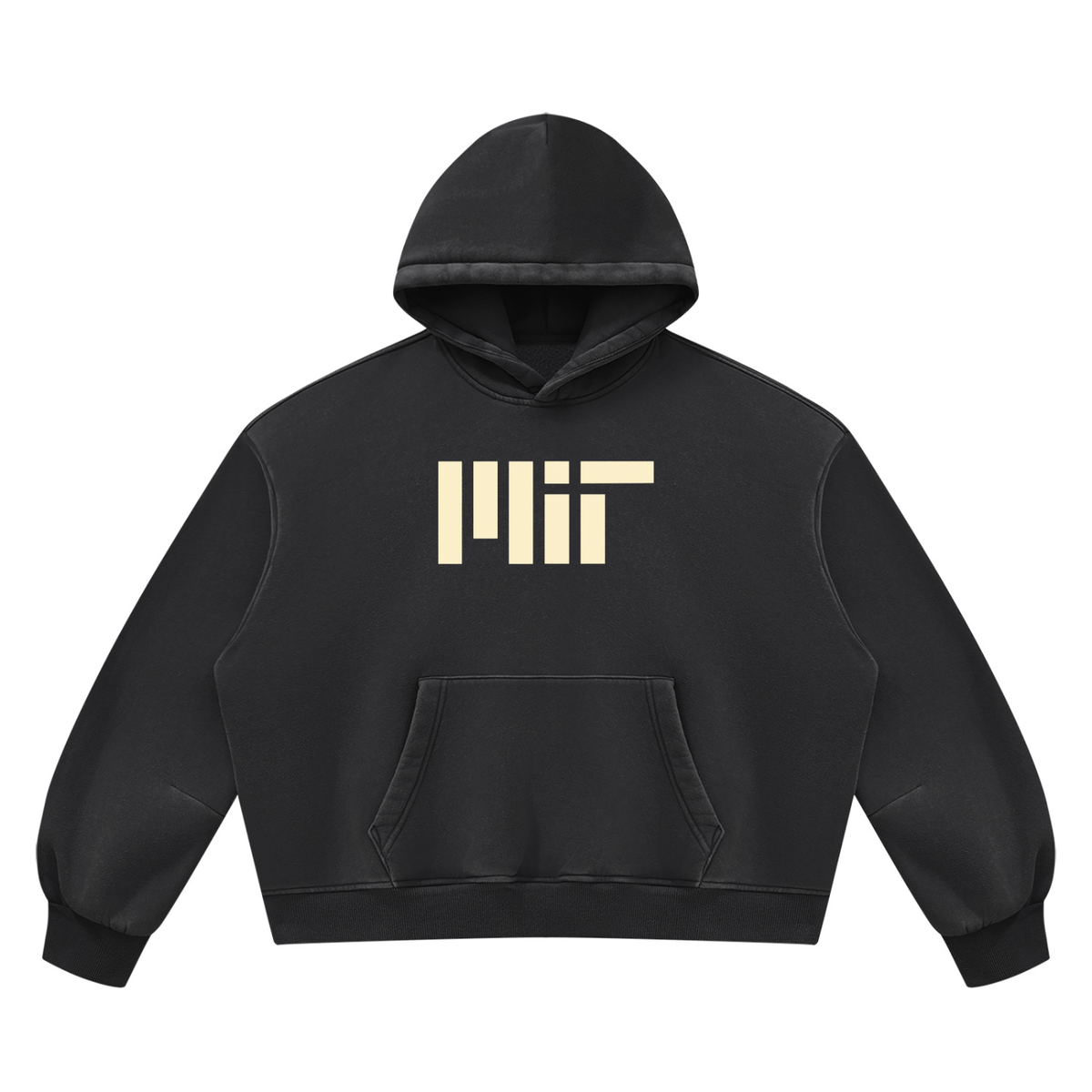 Unisex Vintage Wash Boxy Fleece Hoodie