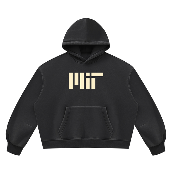 Unisex Vintage Wash Boxy Fleece Hoodie
