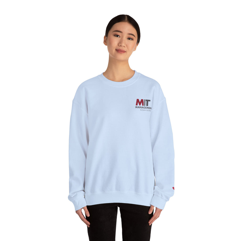 MIT Sloan Crewneck - Sleeve Heart