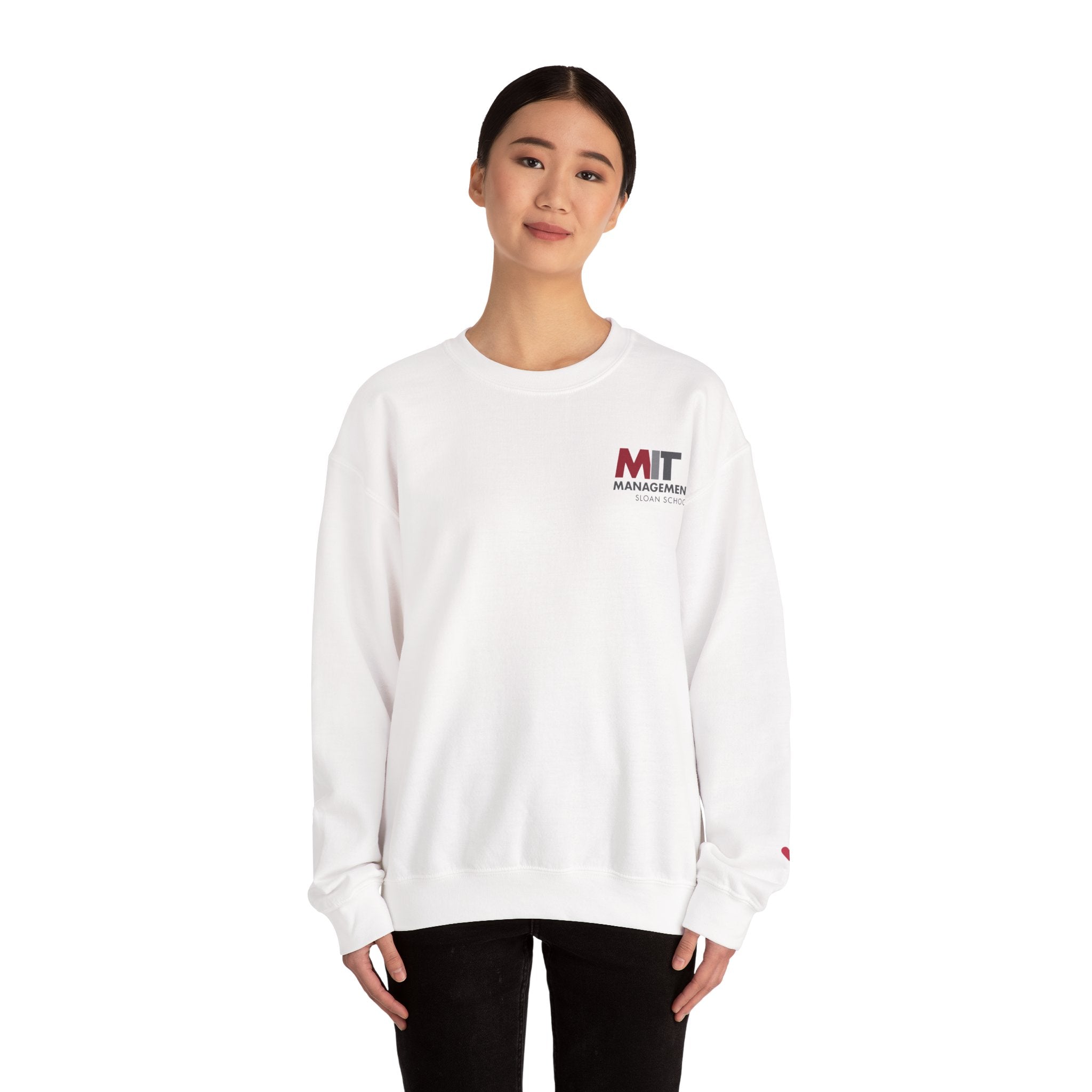 MIT Sloan Crewneck - Sleeve Heart