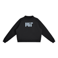 Essential Fleece Mock-Neck Crew Sweatshirt